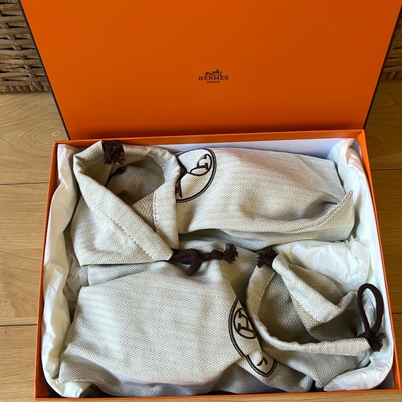 Hermes Black Oran Sandals - Picture 9 of 9